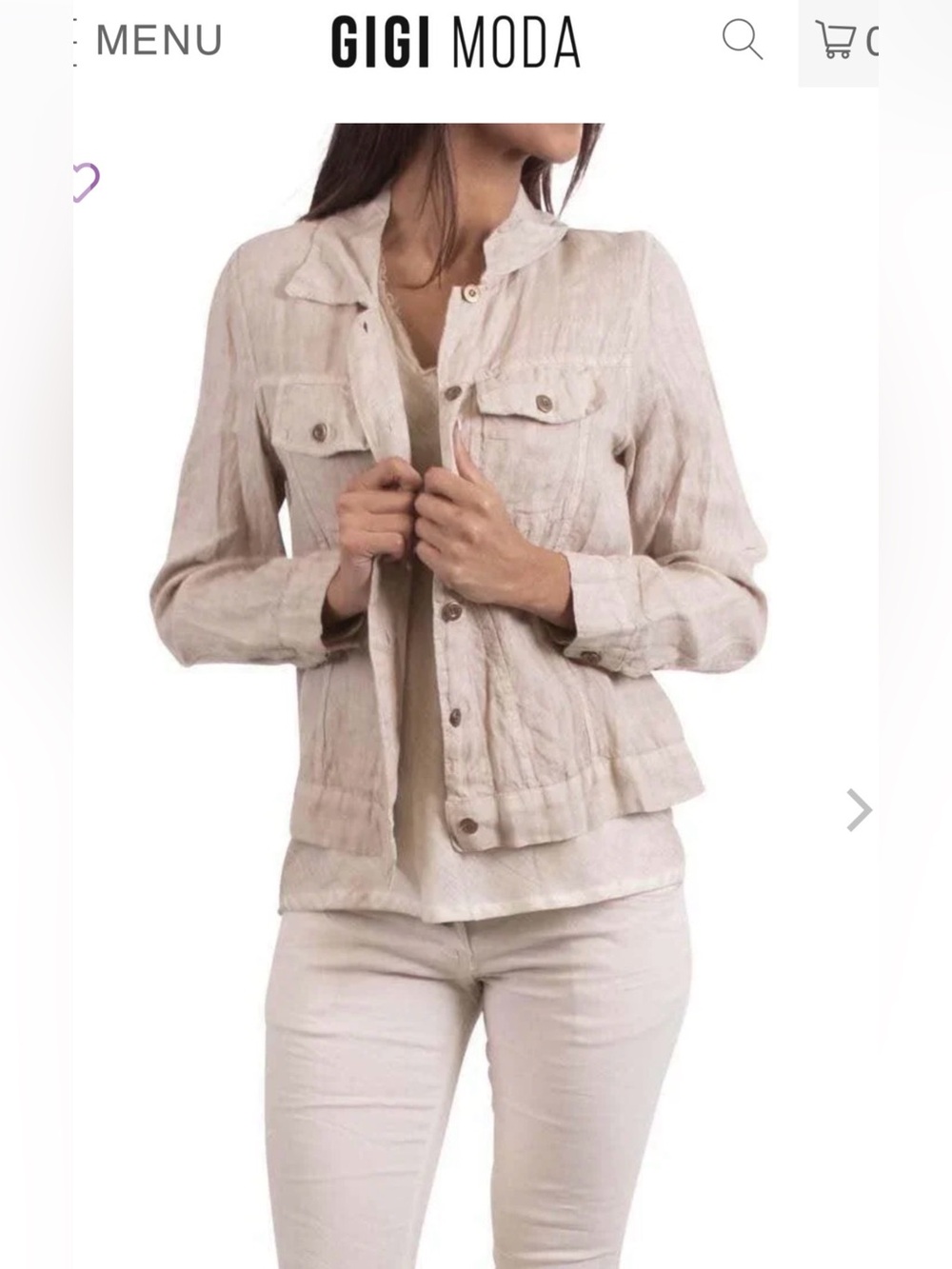 Women's Cream Jacket